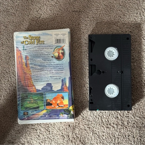 The Land Before Time: The Stone of Cold Fire VHS Tape - Picture 2 of 2